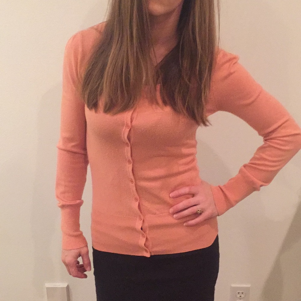 Soft pink/melon cardy